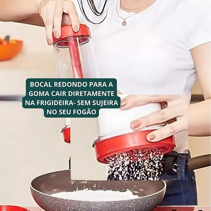 Peneira Multiuso para Tapioca, Açúcar, Farinha e Café – Inox com Plástico Resistente
