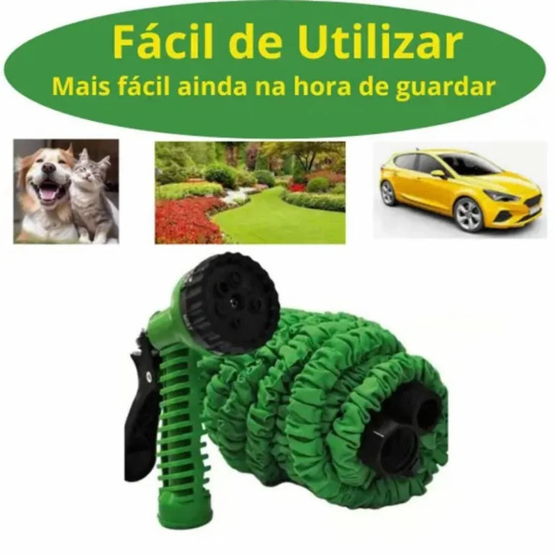 Mangueira Extensível com Gatilho Multi-jato