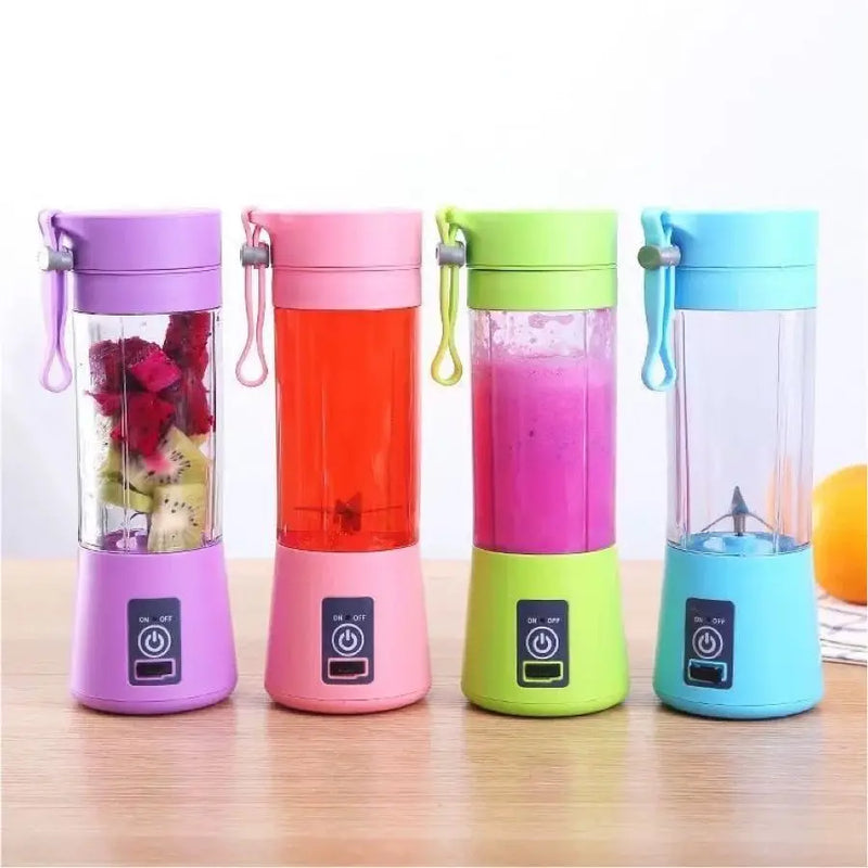 Mini Liquidificador Portátil – 6 Lâminas Recarregável