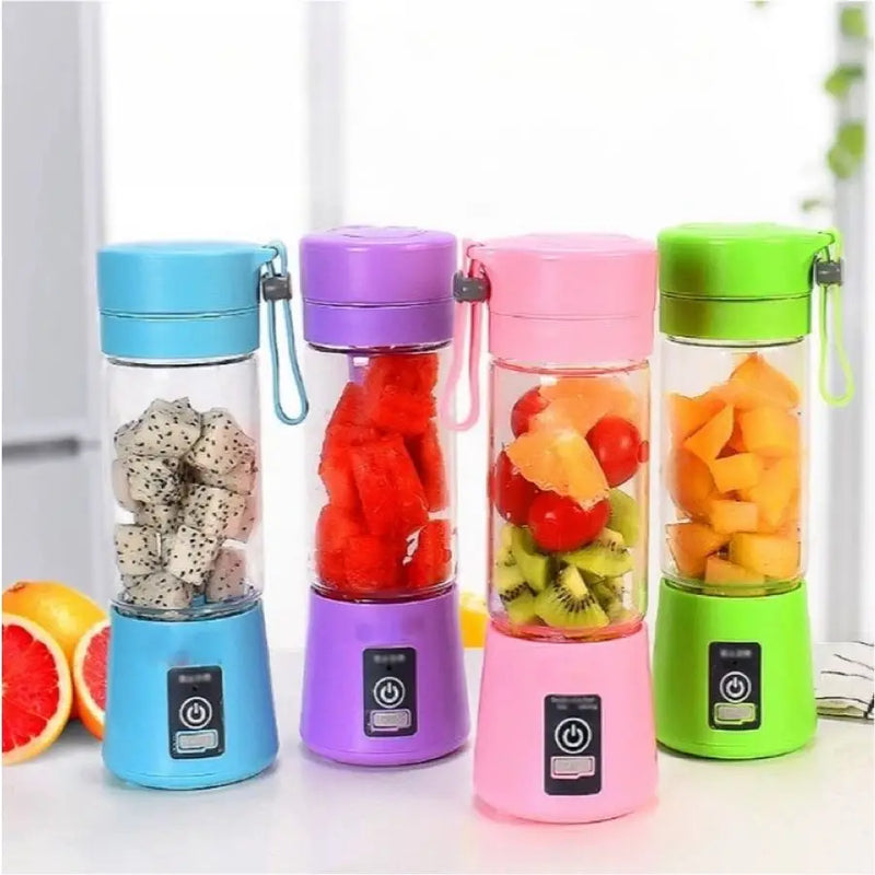Mini Liquidificador Portátil – 6 Lâminas Recarregável