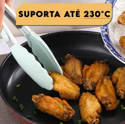Kit de colheres de silicone para cozinha