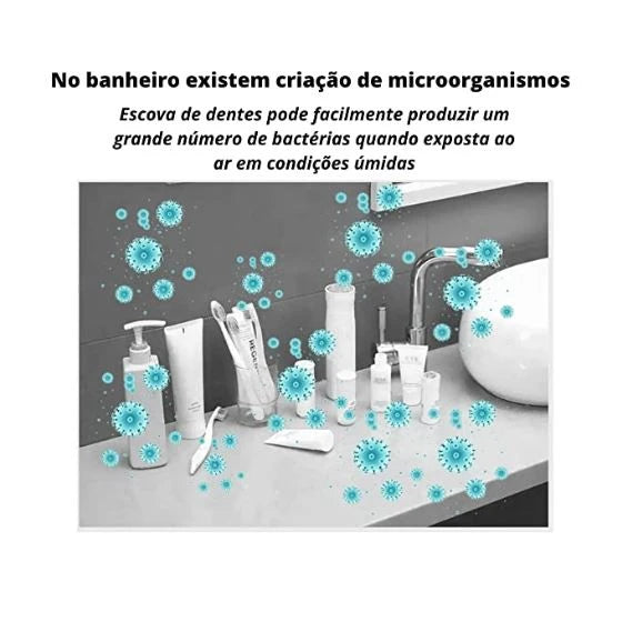 Esterilizador UV Higiene Inteligente para Sua Escova de Dente