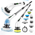 Escova Elétrica 9 em 1 – Limpeza Sem Esforço com Cabo Extensível e Cabeças Intercambiáveis