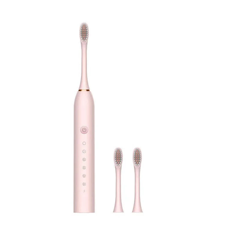 Escova de Dentes Elétrica Sônica Recarregável com 6 Modos e À Prova d’Água!