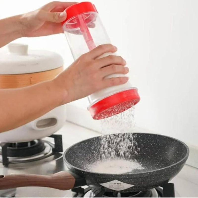 Peneira Multiuso para Tapioca, Açúcar, Farinha e Café – Inox com Plástico Resistente